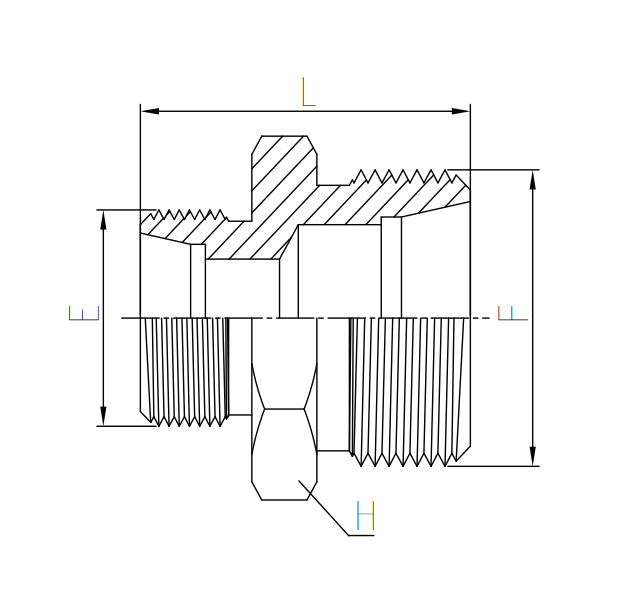 Адаптер Metric (1210-MMON-S) (Ш-Ш) M20X1,5-16S - M18X1,5-12S