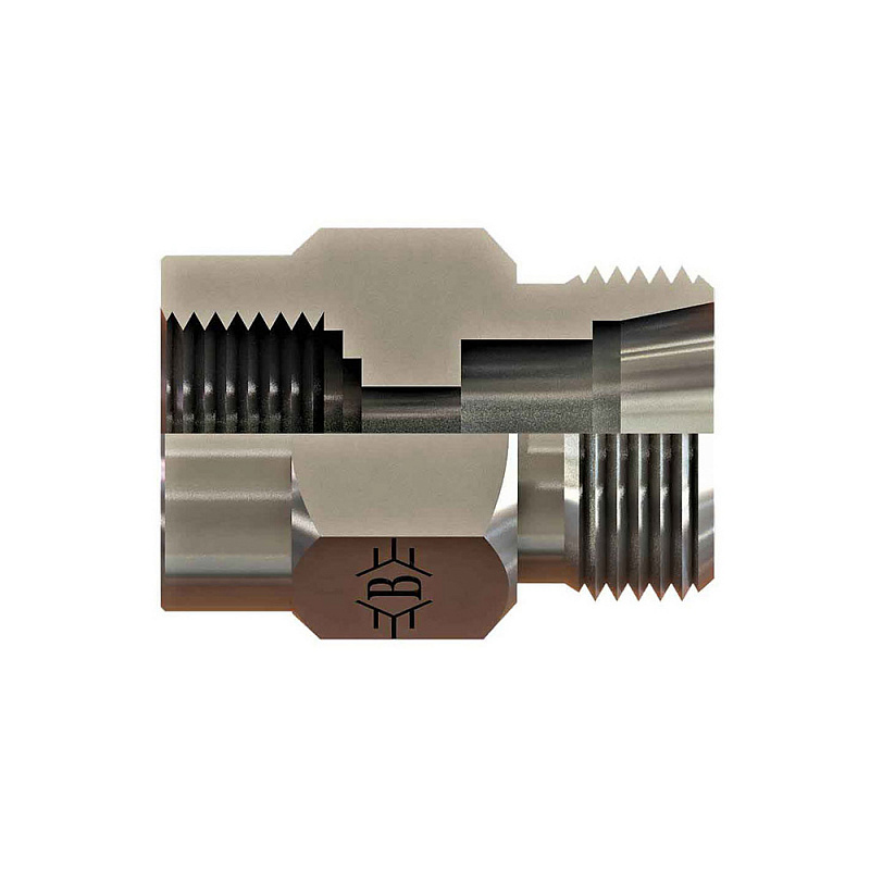 Адаптер для подключения манометра BSP - Metric (Г-Ш) 1/4-19 - M20X1,5-12S