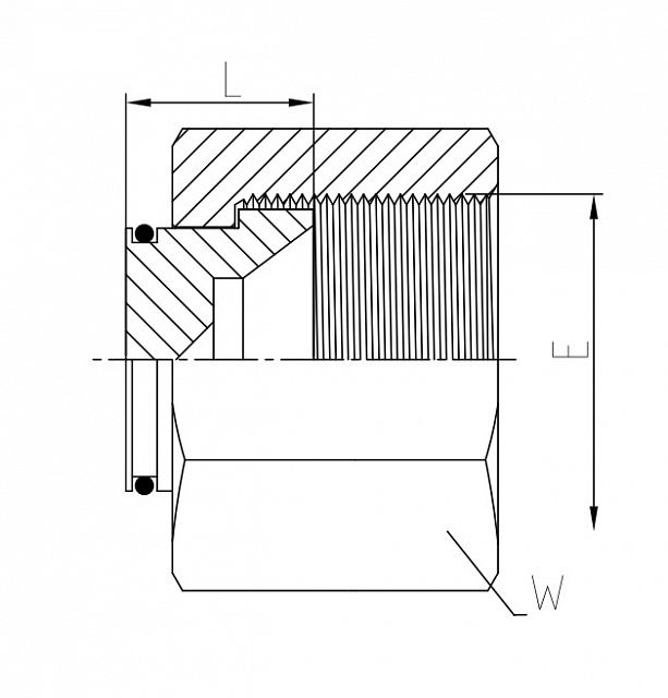 Заглушка UNF(JIC) (2712-WST) 1"1/16-- 12