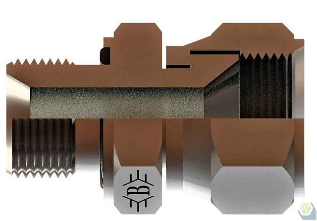 Адаптер BSP - JIC (Г-Ш) 1"-11 - 1" 5/16-12