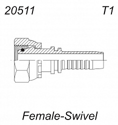 Фитинг DKO-S (Г) С Накидной Гайкой DN12-M24x1,5