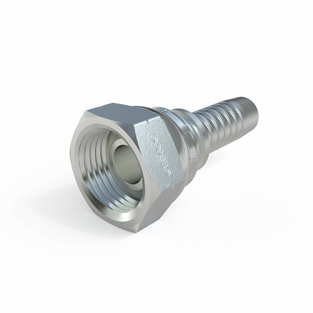 Фитинг BSP (1013-RSD) (Г), c накидной гайкой DN10-1/4