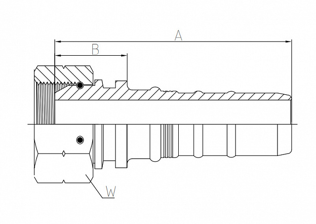 Фитинг BSP (2533-RSD-INT) 1 Dy25 interlock