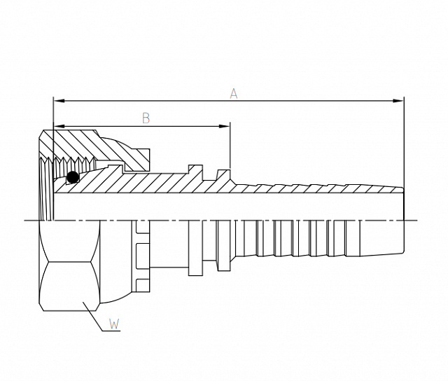 Фитинг DKO-S (Г) С Накидной Гайкой DN12-M24x1,5