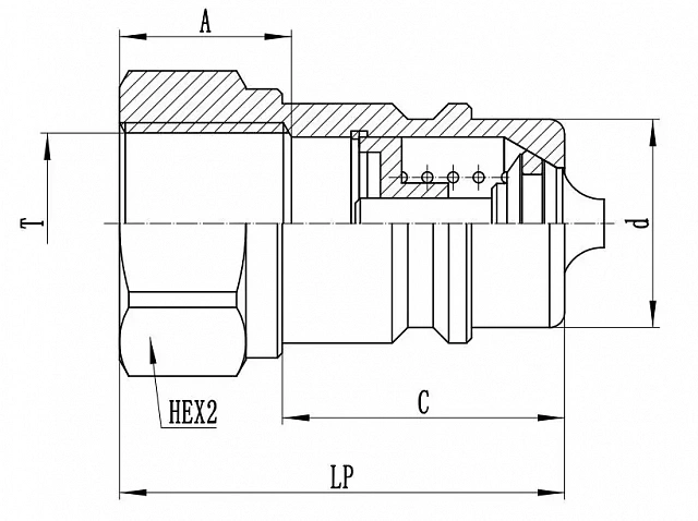БРС ниппель HS1 G3/8